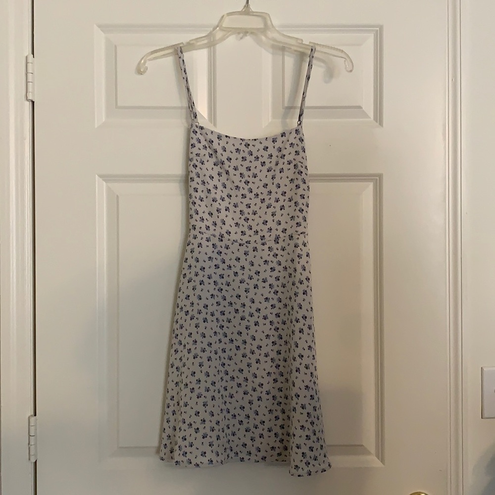 Lulus cream floral dress